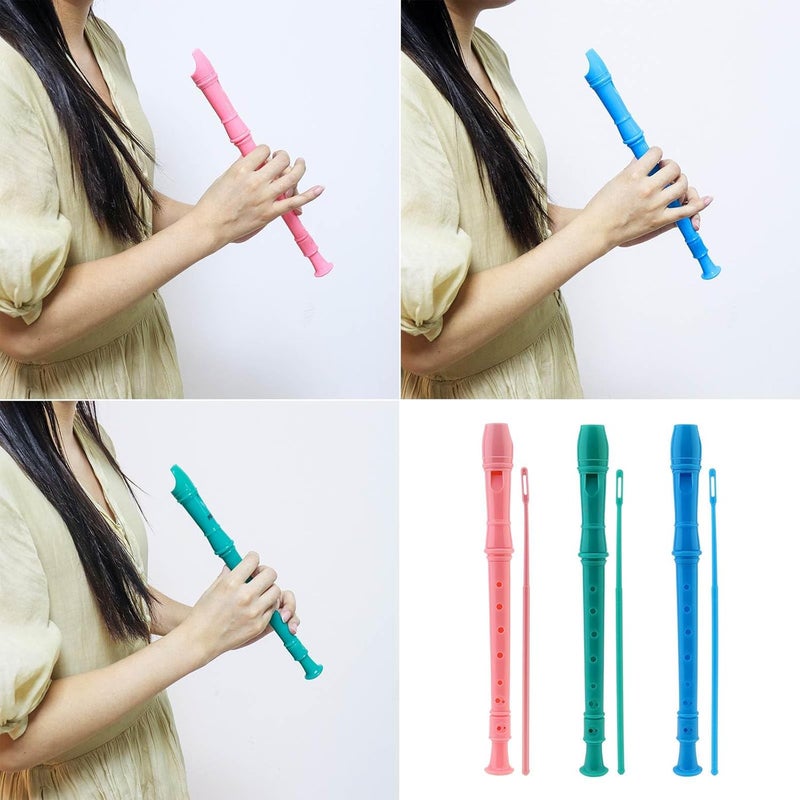 REMAGIC 4 Pack Recorder Instrument for Adults Beginner, Colorful Professional German fingering Soprano Recorder, Musical Instruments Flute Instrument, 7 Holes Baroque Soprano British Style Recorder - Image 2